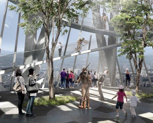 A public observatory will top the tower / Henning Larsen
