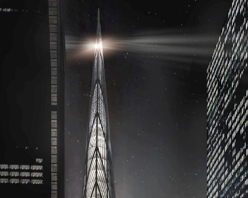 The tower will be illuminated at night, becoming 'a lighthouse for the city'
/ Henning Larsen
