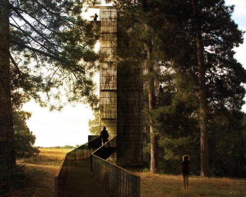 The observation tower has been conceptualised by architecture firm Nissen Richards Studio / National Trust