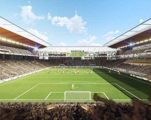 Concept designs from global architects HOK show a 27,500-seater stadium / HOK