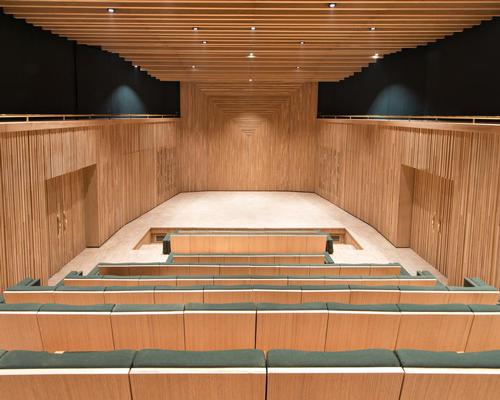 An auditorium in the museum will host talks, film screenings and music performances / Nicolas Mathéus