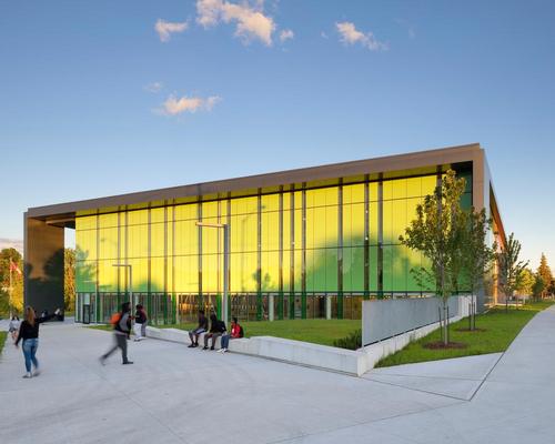 The facility has been constructed on the site of an abandoned baseball field / Tom Arban