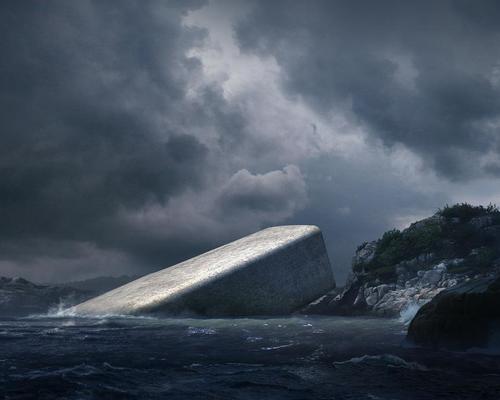  To withstand pressure and shock from the rugged conditions, the walls will be a metre thick and formed of concrete / MIR and Snøhetta