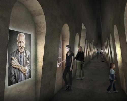 A Hall of Testimonies will present the stories of first and second generation Holocaust survivors / Adjaye Associates and Ron Arad Architects