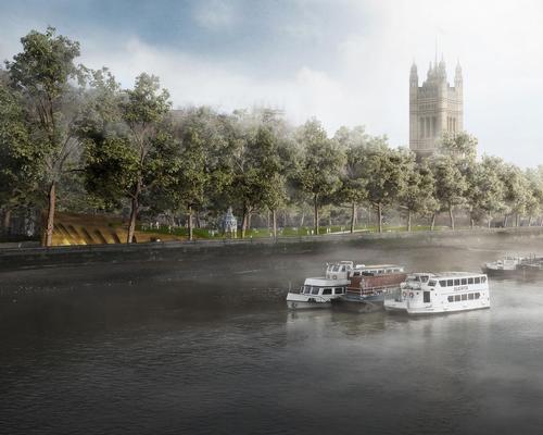 The memorial has been designed to elevate views of the River Thames / Adjaye Associates and Ron Arad Architects