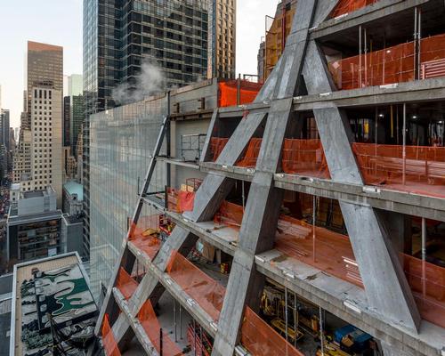 Construction on the project, called 53W53, has reached the 58th floor / Giles Ashford