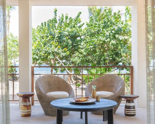 The architectural team were tasked with creating 'a chic, tropical ambience', and have taken inspiration from the colours and materials found in the nearby beaches, rivers, jungle and caves / Eileen Chang