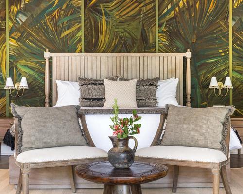 The spaces are furnished by custom products created by local artisans and one-of-a-kind vintage pieces / Eileen Chang