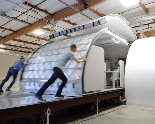 Designers and engineers have collaborated with the company to develop a proof-of-concept and the construction of a full-scale A330 cabin mock-up / Transpose