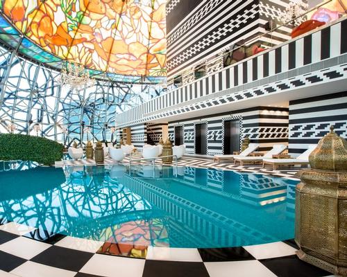 Wanders’ vibrant philosophy can be seen in projects such as the Mondrian Doha, inspired by the traditional tales of the One Thousand and One Nights / Mondrian Doha/Marcel Wanders