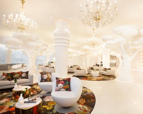 Wanders said: 'We embrace chaos, because we love people to stroll around our hotels and think, ‘’Wow, I have to come back here later because I’m going to feel something different’ / Mondrian Doha/Marcel Wanders