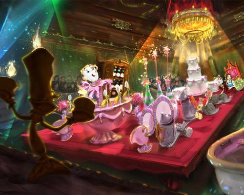 A Beauty and the Beast attraction is set to open at the park by 2020 / Disney