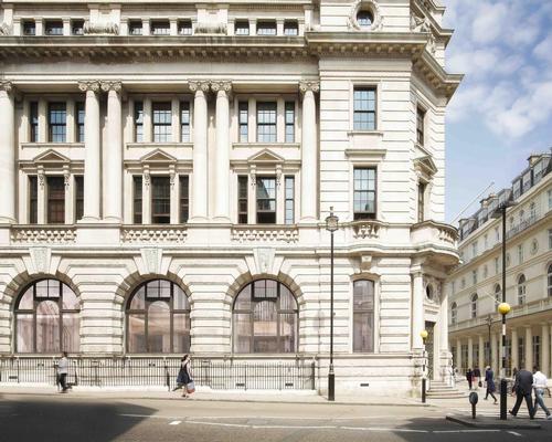 External alterations to the building – re-christened E St James’s – have been kept to a minimum, although new louvres have been added to the basement level façade / Equinox