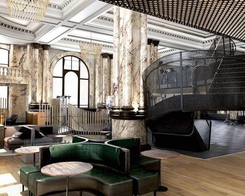A luxury member's lounge and cafe form part of the club, which opens in December 2017 / Equinox