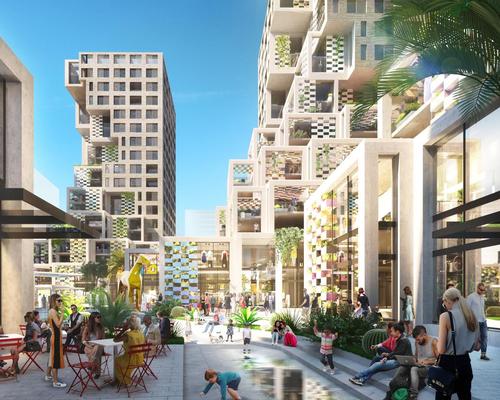 Dutch architects MVRDV have revealed designs for their inaugural project in the United Arab Emirates: a mixed-use residential and leisure district for Abu Dhabi’s high-profile Makers District / MVRDV