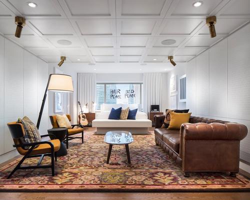 Design firm Sid Lee Architecture worked with local collective MASSIVart on the newly re-christened John Lennon and Yoko Ono Suite / Fairmont Le Reine Elizabeth