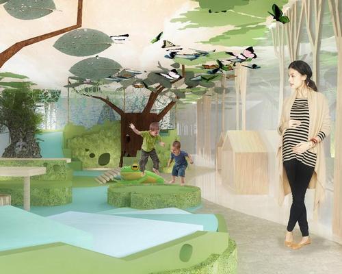 The centre includes a children’s indoor playground and learning and development programmes / Melt Design Hub