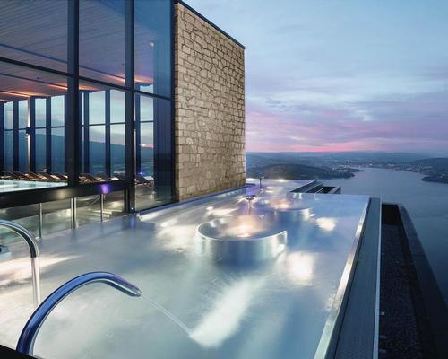 The spa at Burgenstock Resort Lake Lucerne