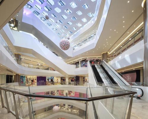  At the Crystal Galleria in Shanghai, B+H designed space for food offerings in 40 per cent of the six-level building to accommodate for a shifting focus to experience and food / B+H Architects