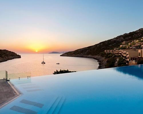The Resort includes 305 bedrooms and 114 private pools, and the 2,500sq m (26,909sq ft) GOCO Spa Daios Cove will open in April