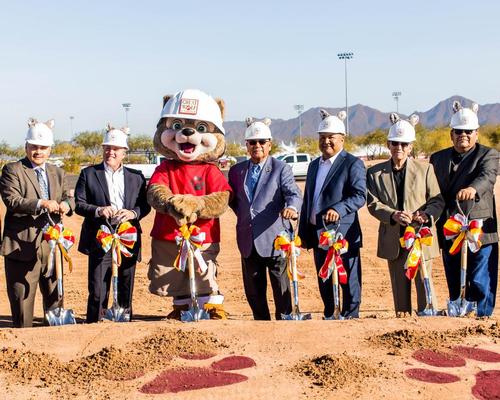 The groundbreaking ceremony for Great Wolf Lodge Arizona