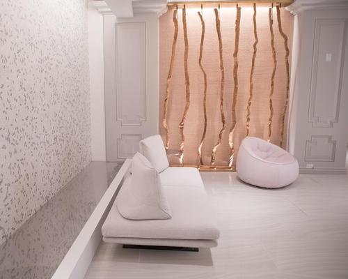 The spa was designed by Dallas-based interiors firm Michelle Meredith + Associates