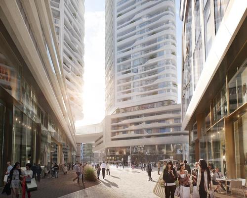 In 2015, development firm Groß & Partner acquired a 16,000sq m (172,200sq ft) plot on Junghofstraße, which had been inaccessible for nearly half a century / UNS+HPP
