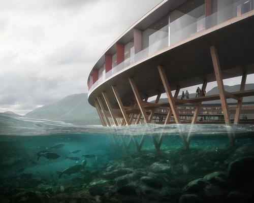The design has been informed by extensive mapping of how solar radiation behaves in relation to mountainous context throughout the year / Snøhetta/Plompmozes