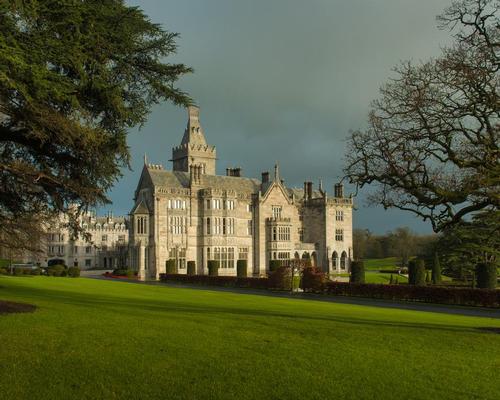 Adare Manor was originally built in the mid-19th Century and design flourishes include gargoyles, symbols of heraldry and elaborate stone and wood carvings / Paul Lehane