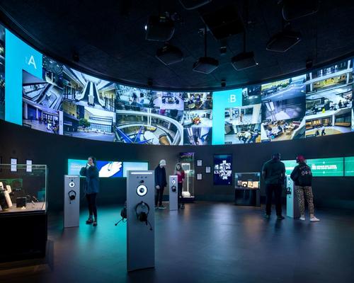 SPYSCAPE also features interactive experiential ‘Spy Challenges’, in which visitors can test their own spy skills, including lie detection in interrogation booths / Scott Frances for SPYSCAPE