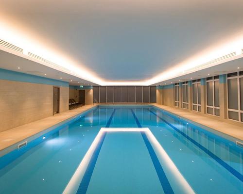 The renovation has seen the addition of a new 20m lap pool as part of the large health and fitness centre / Kohler Waters Spa