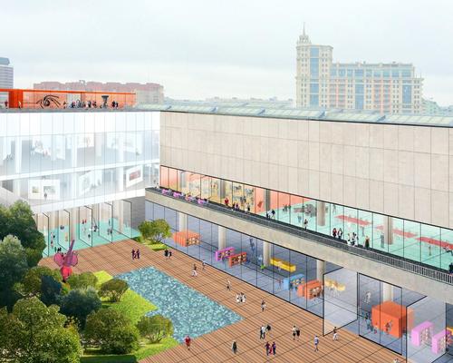 OMA’s redesign will create four sectors – art storage, an education centre, the collection galleries, and a festival hall – each with a distinctive identity and role / OMA