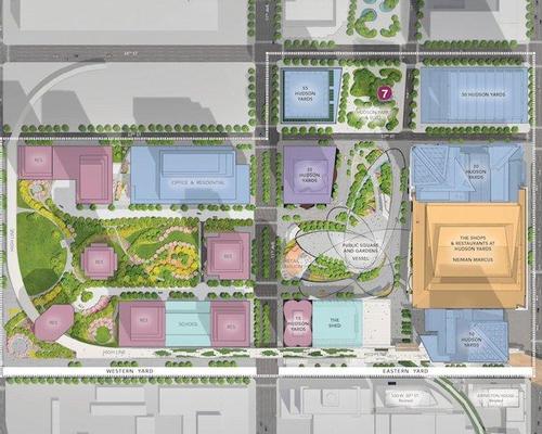 Calatrava and Gehry have been tipped for the Western Yard – a 6.2 million sq ft area that will include several residential towers, an office complex and retail and leisure amenities / Hudson Yards