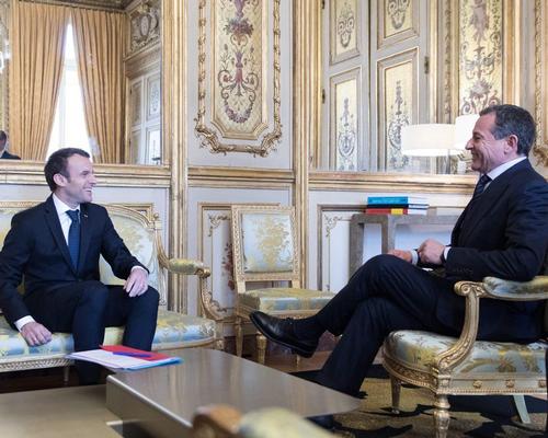 Bob Iger announced the plans today (27 February) alongside French President Emmanuel Macron at the Palais de l'Elysée / Twitter.com