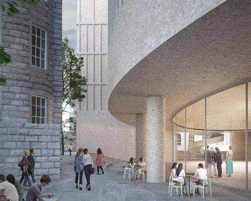 Adjaye Associates, Richard Murphy, Allies & Morrison, Barozzi Veiga and KPMB were all in contention for the commission, but the vision outlined by Chipperfield's practice was enough to sway the developers / The IMPACT Centre