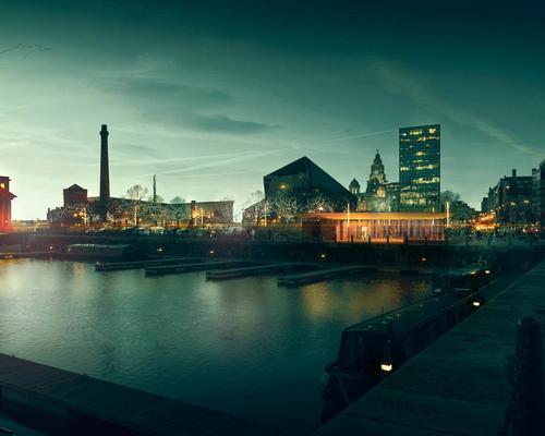 The structure, designed by K2 Architects, will be situated on Liverpool's Salthouse Quay / Visualisation by Post