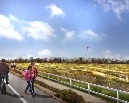 The plan aims to reduce flood risk and turn the basin into a 'healthy, equitable, and sustainable' community
/ Perkins+Will