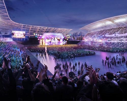 Concerts, festivals, and other community events will all be hosted at the new stadium / LAFC