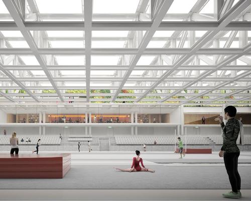 A bowling alley, gymnasium and athletics hall will organically into one another / SCAU
