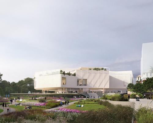 The design created by HASSELL and SO-IL / Individual teams/Malcolm Reading Consultants