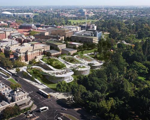 The design created by Bjarke Ingels Group and JPE Design Studio / Individual teams/Malcolm Reading Consultants