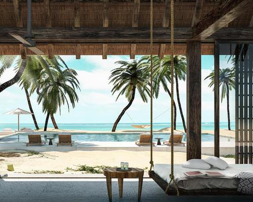 Design firm Studio Caban have planned 100 guest rooms and suites, including a collection of overwater bungalows / Four Seasons Hotels and Resorts