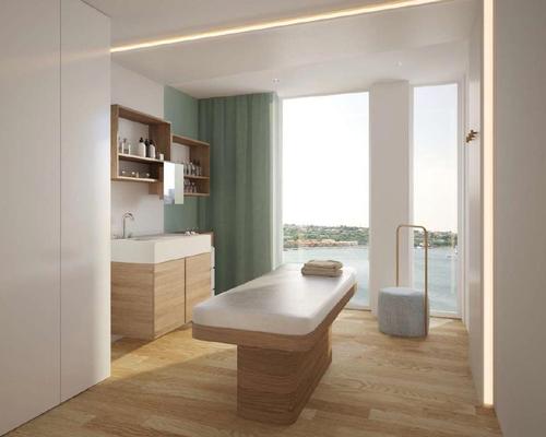 The spa will feature a variety of recreational, fitness and relaxation areas for guests, including a complete wellness floor