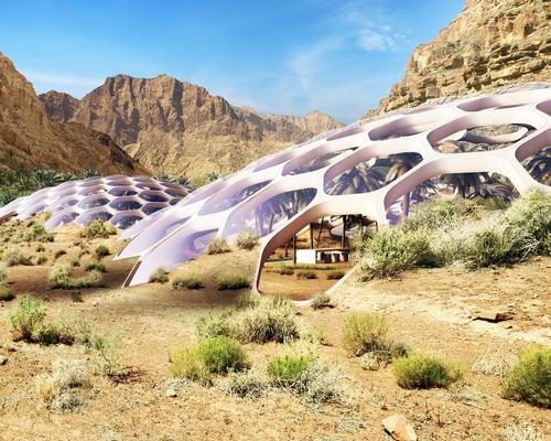 The domes will be powered by 100 per cent renewable energy, and recycled wastewater will be used for irrigation / Baharash Architecture 