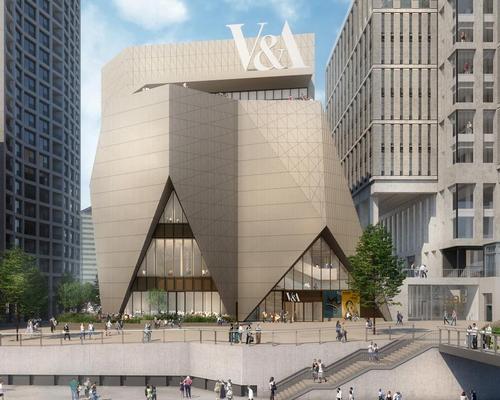 A new outpost for the V&A will be built on the site