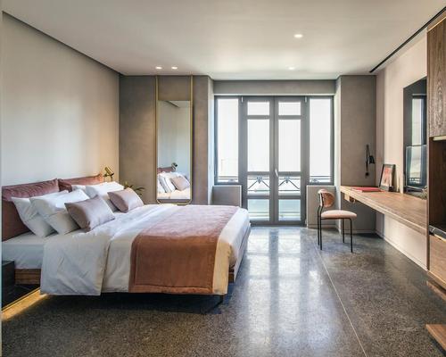 K Studios had to tackle an unconventional floor plan based on the building's original design
