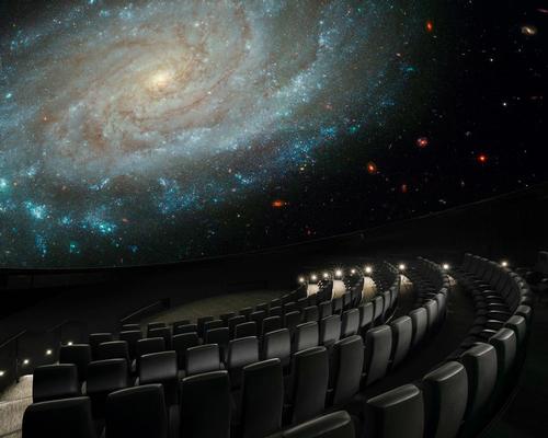 Designed to be a seamless experience, the planetarium will immerse visitors with graphics depicting the cosmos / Courtesy of the Bell Museum and University of Minnesota