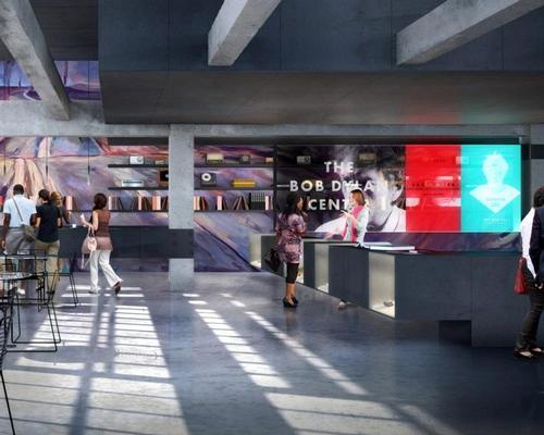 Olson Kundig’s competition entry ‘was focused on the notion of Bob Dylan as a 