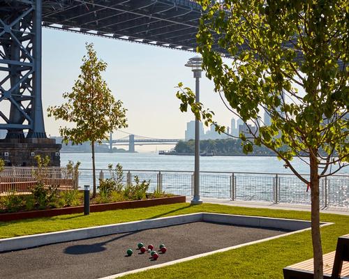 Features include a 1,200ft-long waterfront esplanade