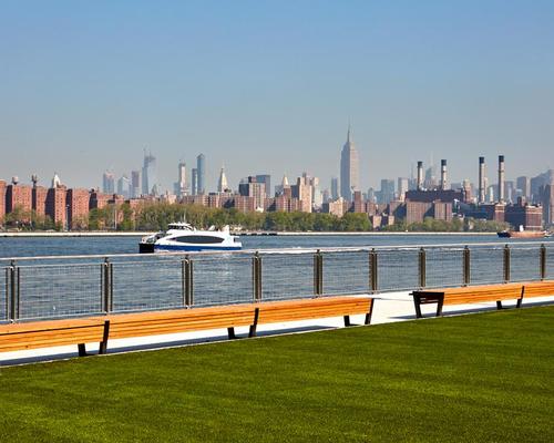 Two Trees Management has opened a disused sugar factory redevelopment in Williamsburg, Brooklyn, turning it into a waterfront park